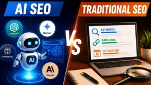 AI search vs traditional SEO in 2027 for business growth