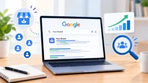Brand search demand showing people searching for a business