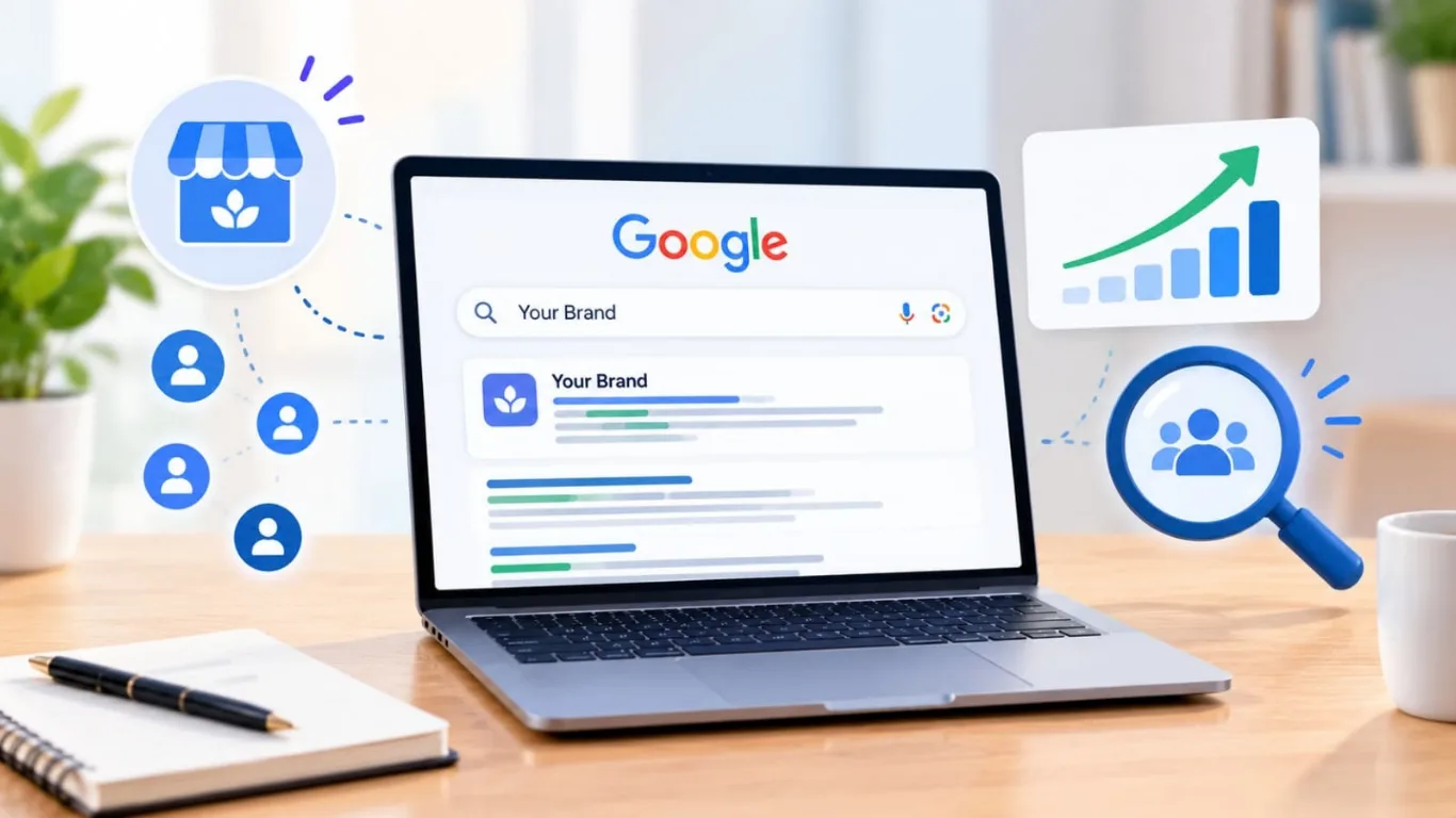 Brand search demand showing people searching for a business
