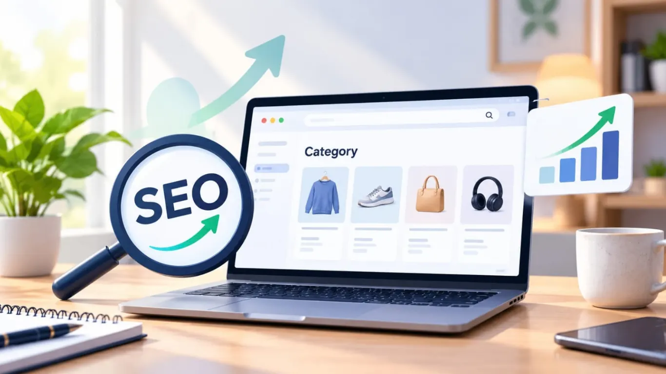 SEO optimized category page for better search performance