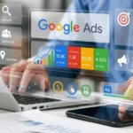 Google Ads conversion tracking dashboard for measuring real leads