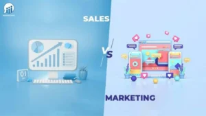 Comparison of marketing qualified leads and sales qualified leads across the lead generation and sales funnel.