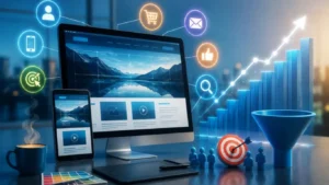Preparing a business website for AI search with SEO, structured content, and search visibility optimization.
