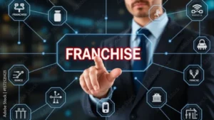 SEO strategy for franchise businesses showing multiple locations, local search optimization, and national brand visibility.