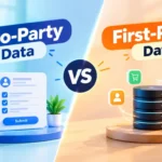 Zero-party data vs first-party data in digital marketing.